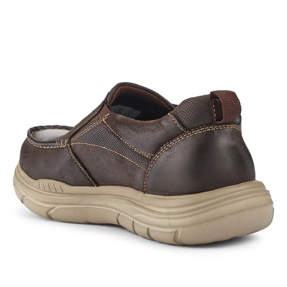 Leather Laceless Slip-On Shoes - AATRA41009 / 326 949