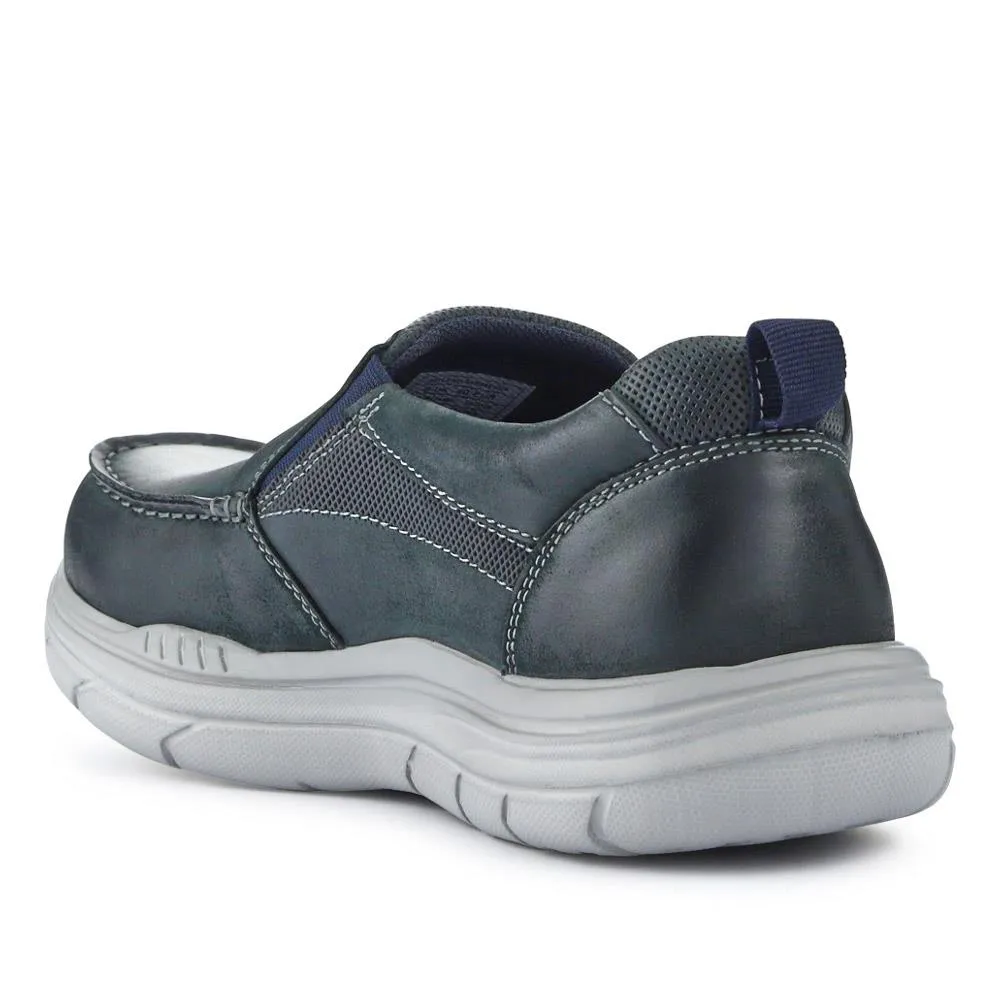 Leather Laceless Slip-On Shoes - AATRA41009 / 326 949