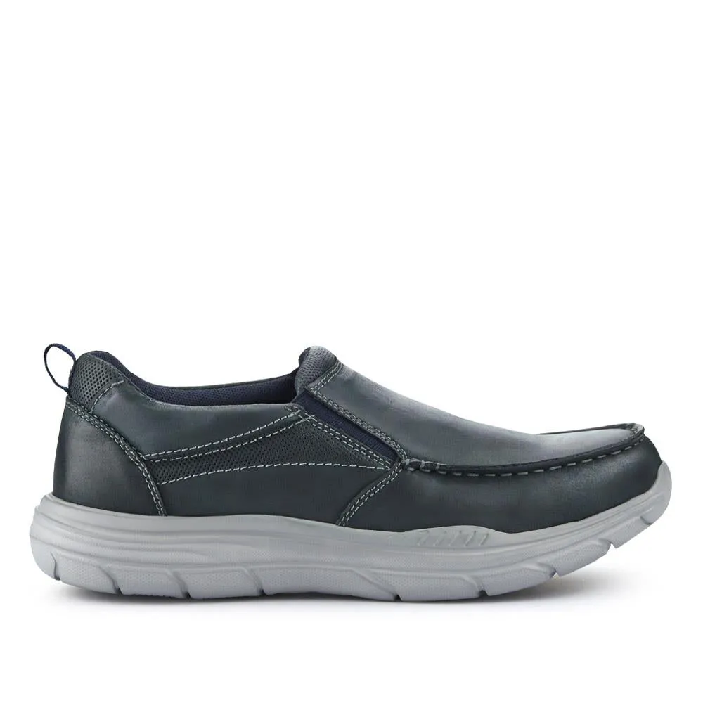 Leather Laceless Slip-On Shoes - AATRA41009 / 326 949