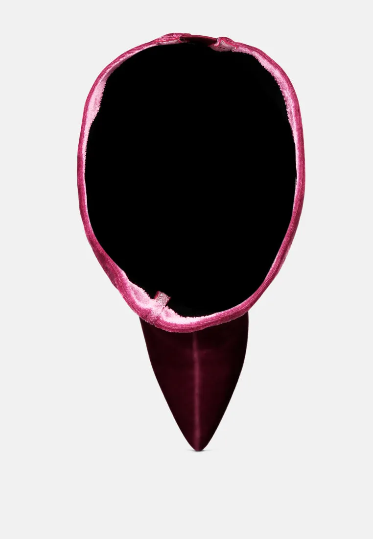 madman stretch velvet high heel boots