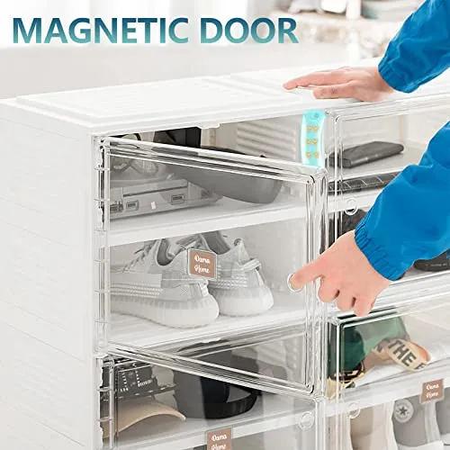 Maximize Storage with a 28-Pair Shoe Organizer Cabinet Rack for Entryways and Closets