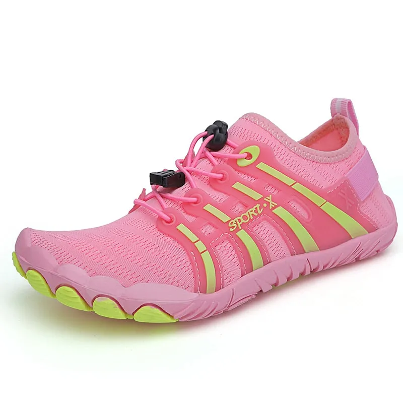 Men Women Barefoot Portable Wading Shoes Beach