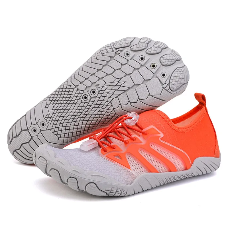 Men Women Barefoot Portable Wading Shoes Beach
