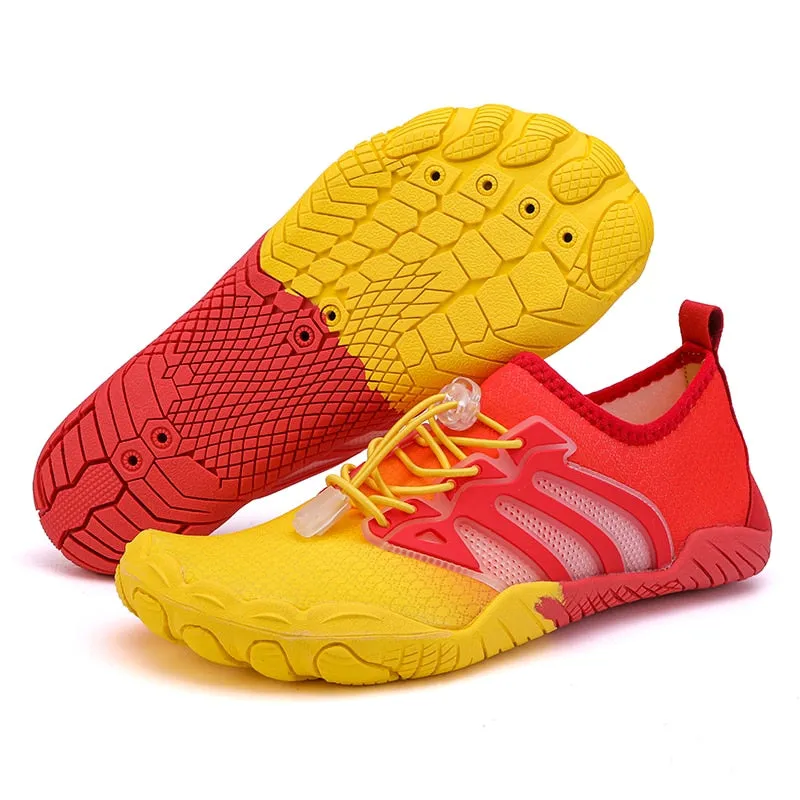 Men Women Barefoot Portable Wading Shoes Beach