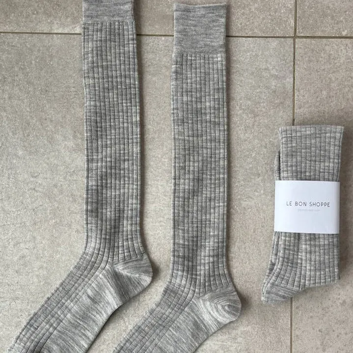 Merino Wool Blend School Girl Knee Socks