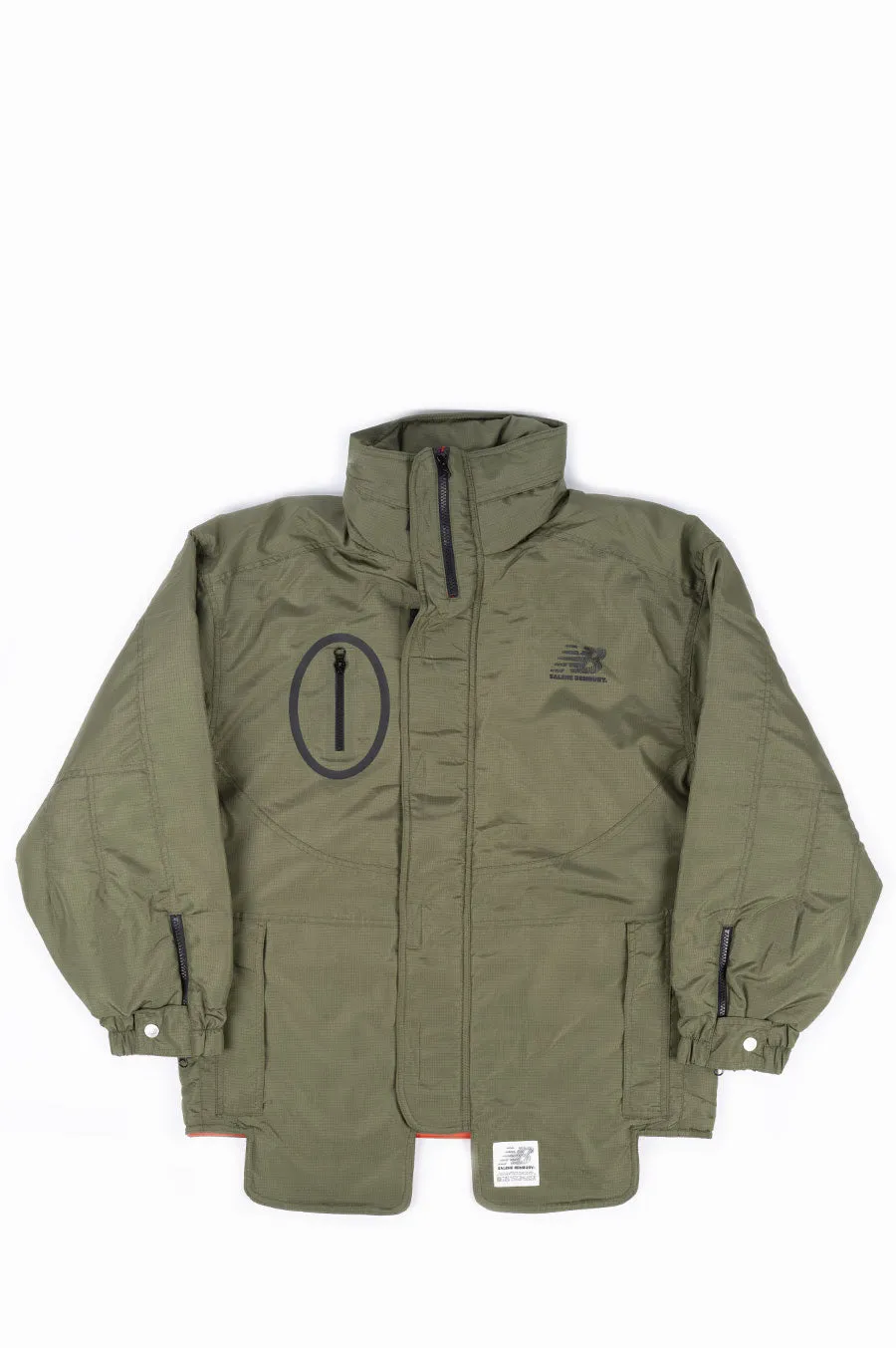 NEW BALANCE X SALEHE BEMBURY YURT INTEL JACKET OLIVE GREEN