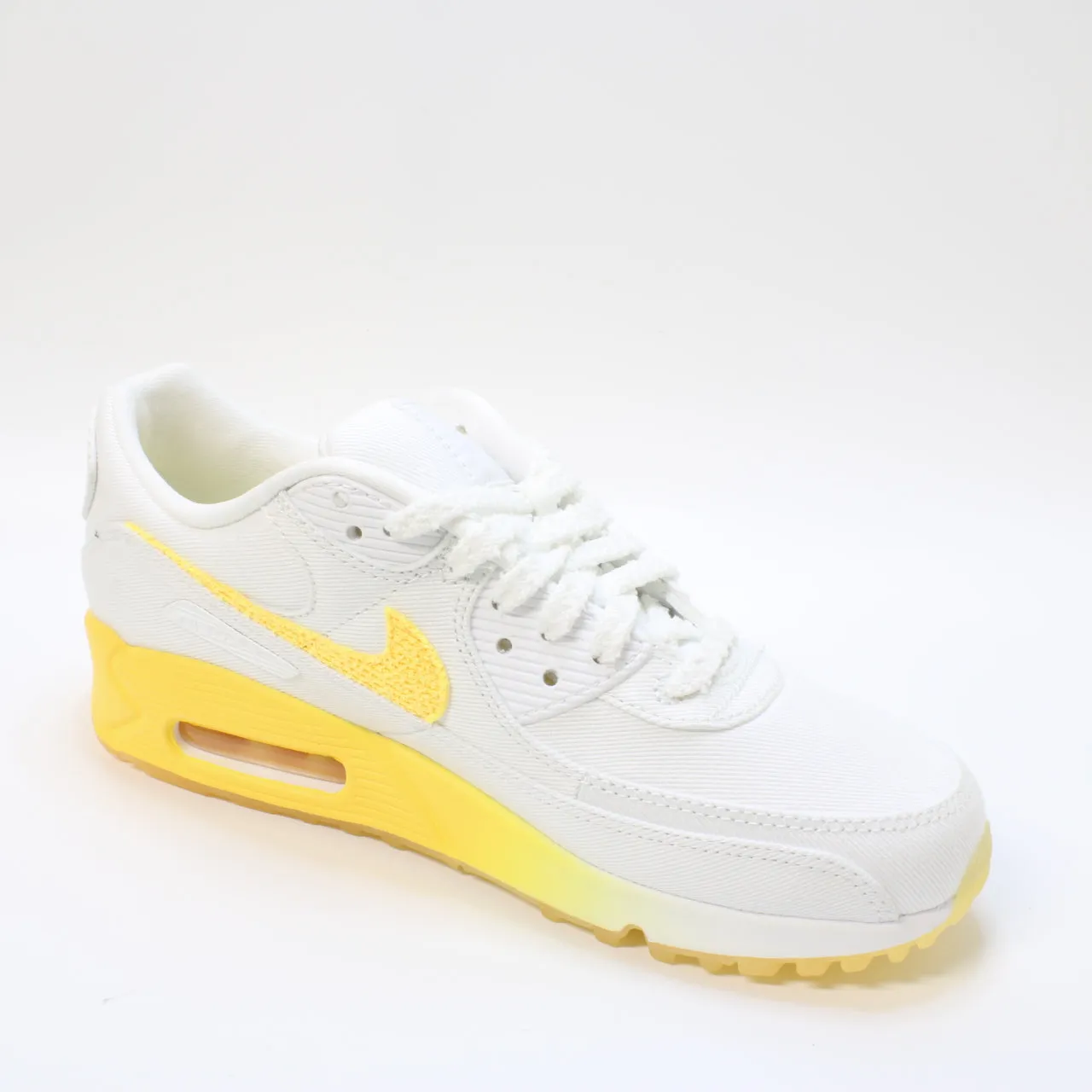 Nike Air Max 90 White Citron Pulse Alabaster Sail Uk Size 5.5