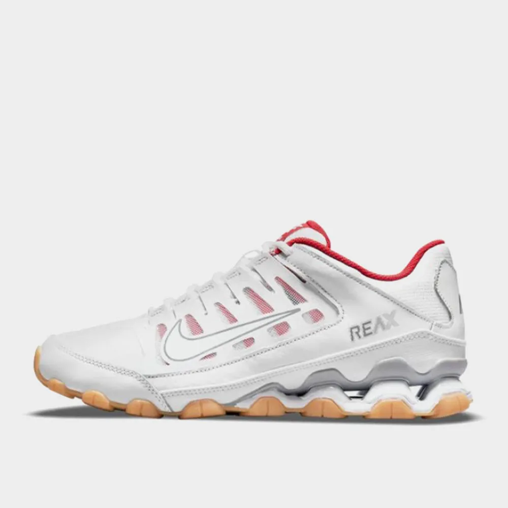 Nike Mens Reax 8 Tr Sneaker White/red _ 182947 _ White