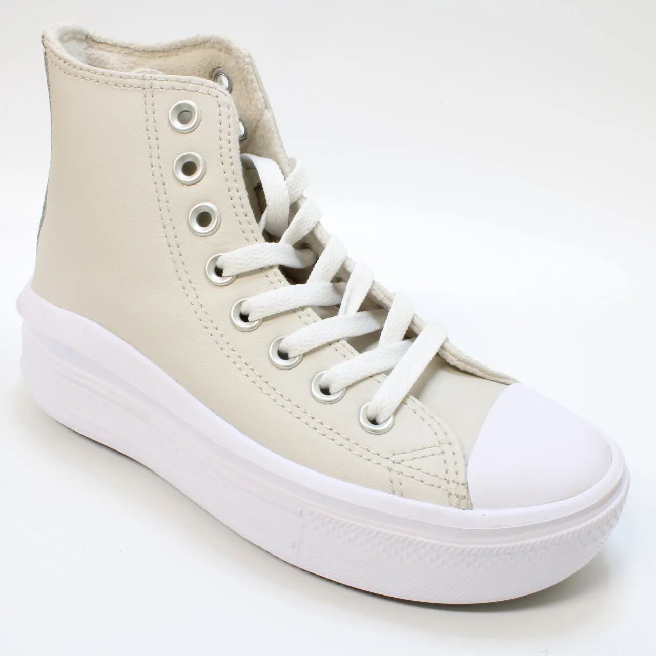 Odd Sizes - Kids Converse All Star Move Jnr Desert Sand Black - UK Sizes Right 3/Left 4