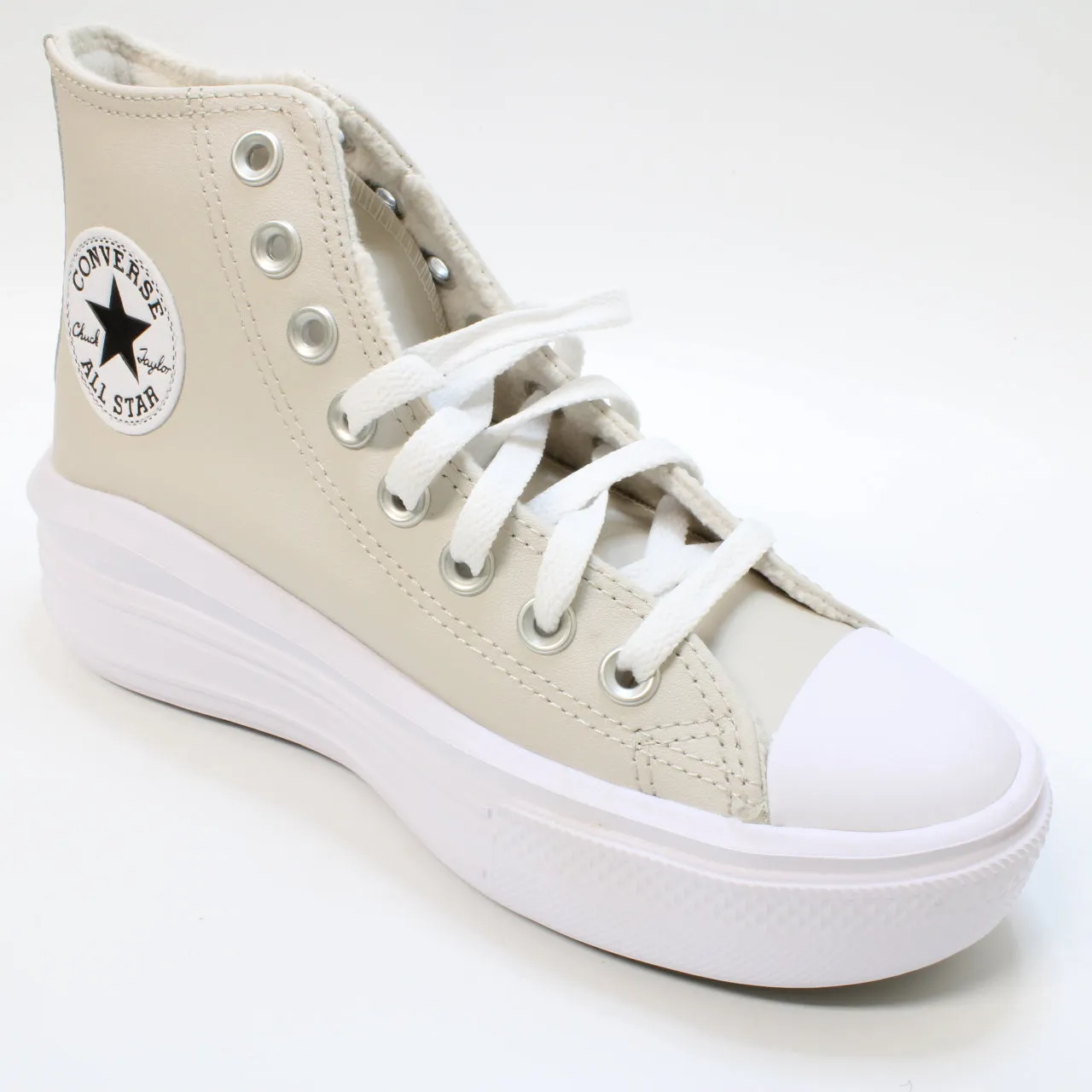 Odd Sizes - Kids Converse All Star Move Jnr Desert Sand Black - UK Sizes Right 3/Left 4