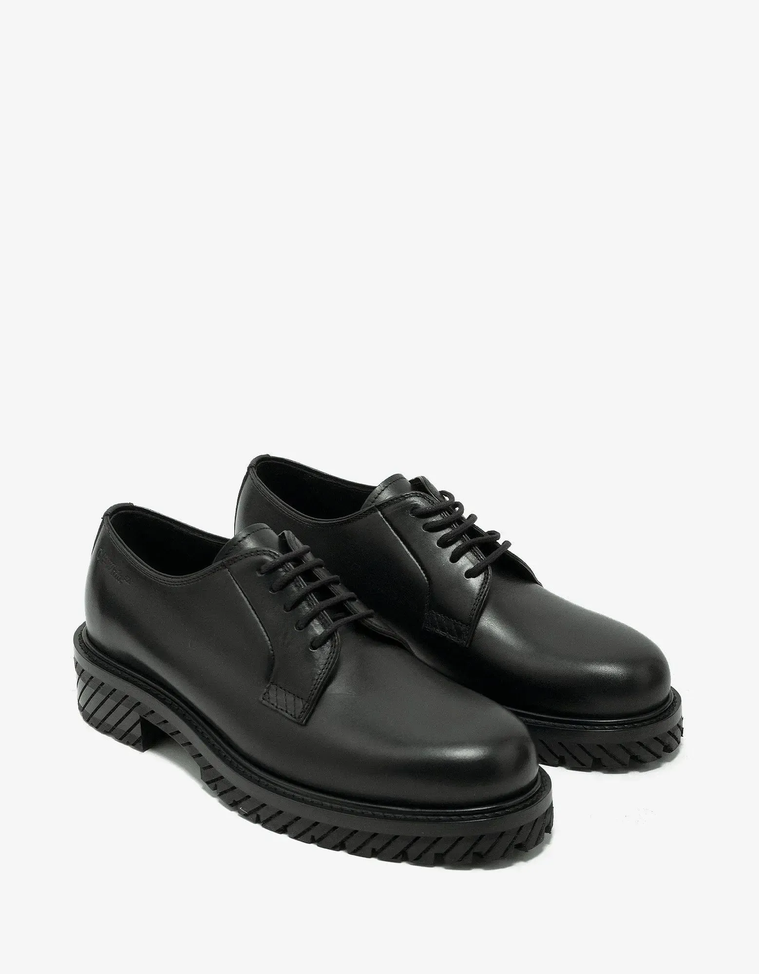 Off-White Black Military Derby Shoes