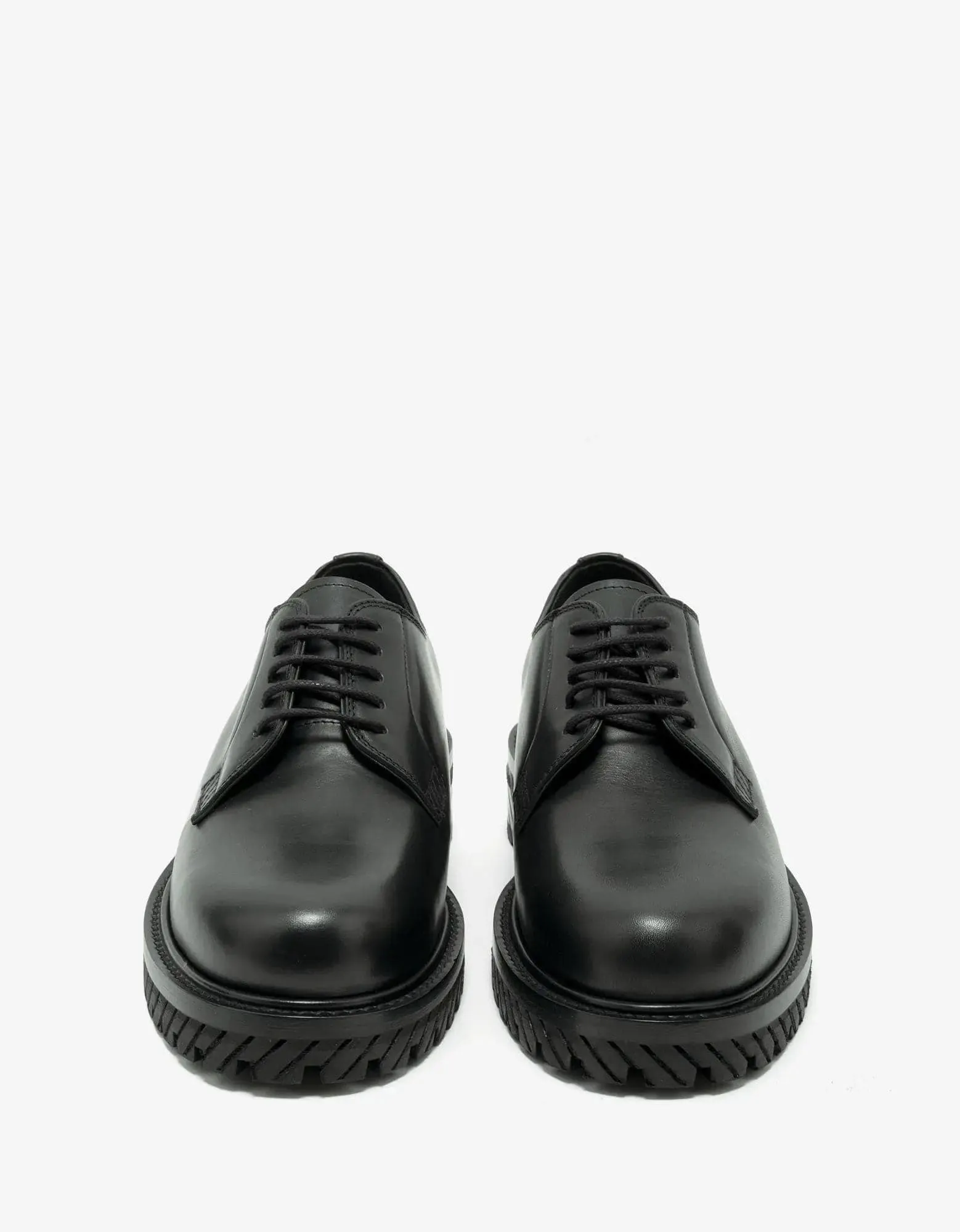 Off-White Black Military Derby Shoes