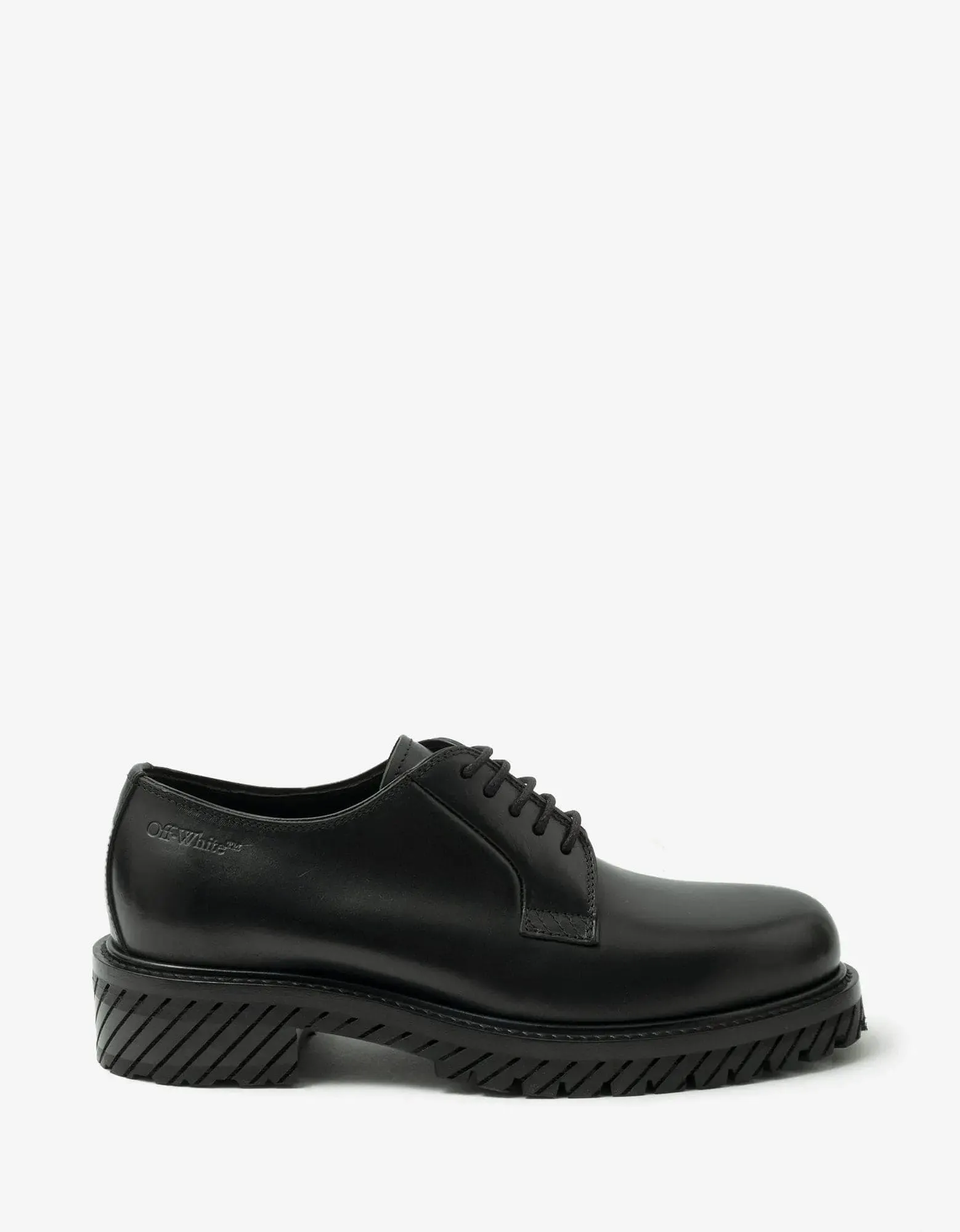 Off-White Black Military Derby Shoes