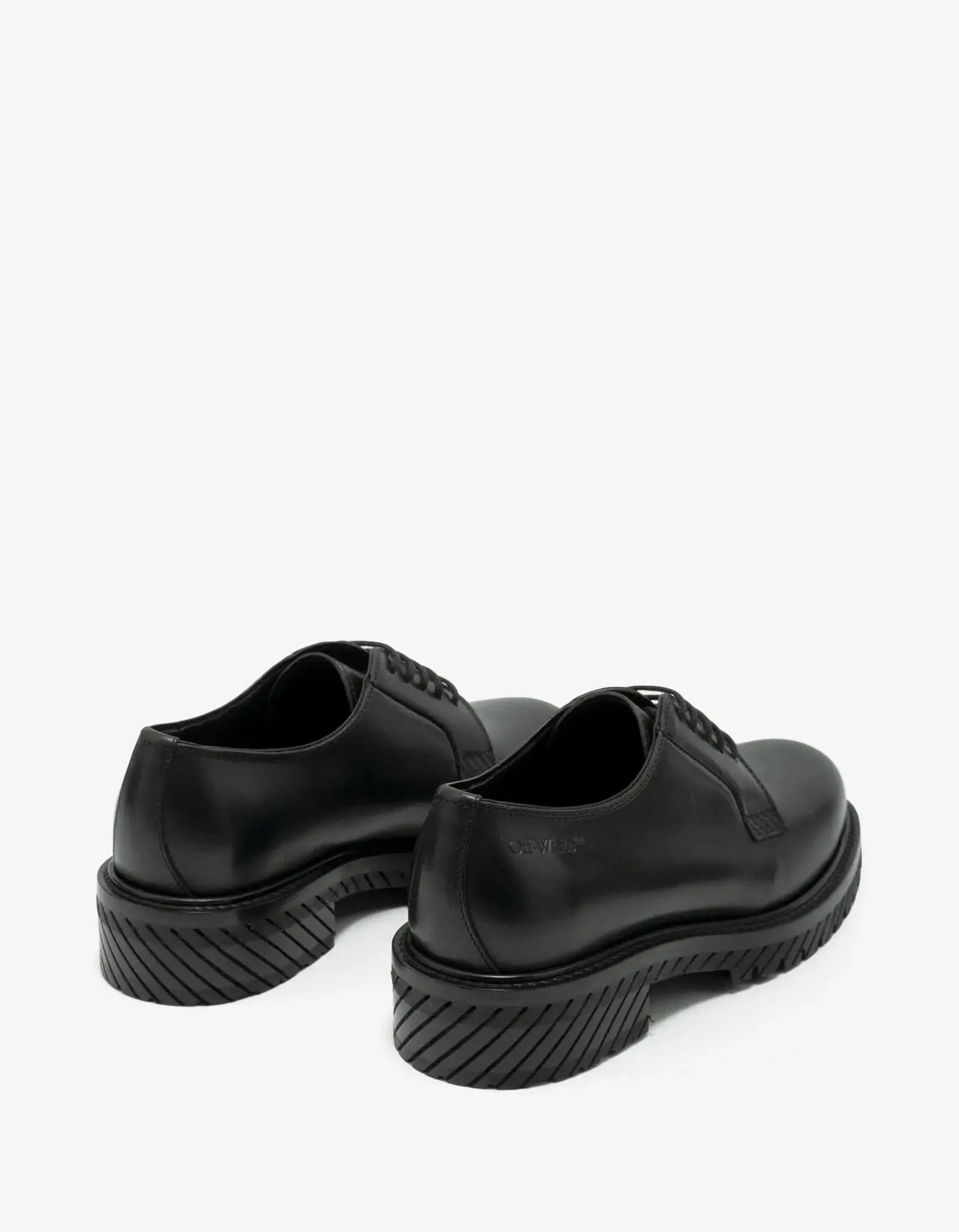 Off-White Black Military Derby Shoes