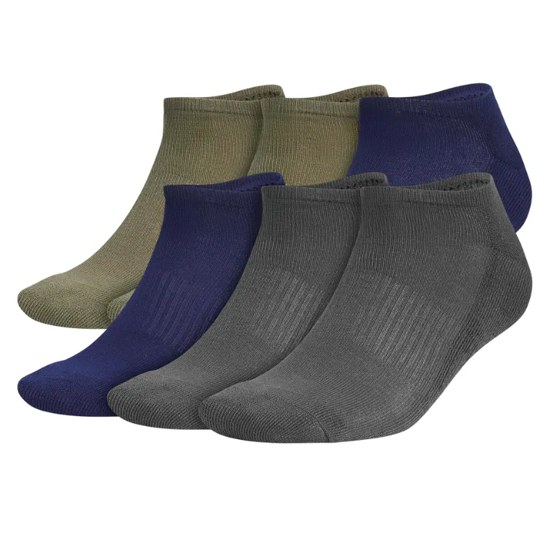 Pack Of 6 Minimalistic Style No Show Compression Socks