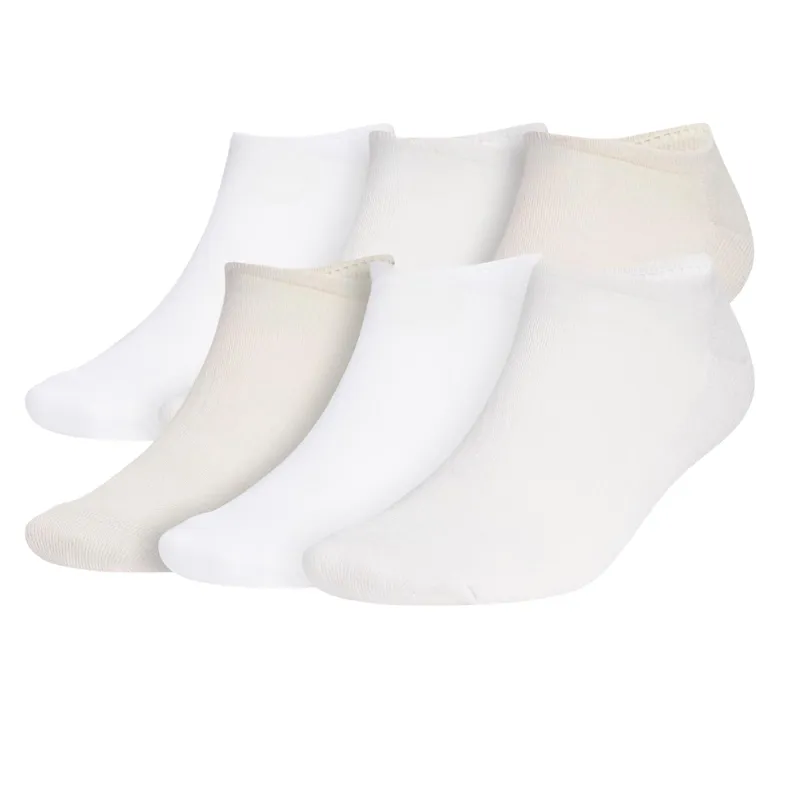 Pack Of 6 Minimalistic Style No Show Compression Socks