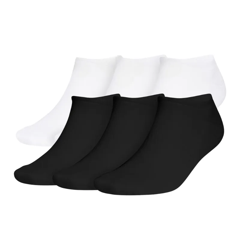 Pack Of 6 Minimalistic Style No Show Compression Socks