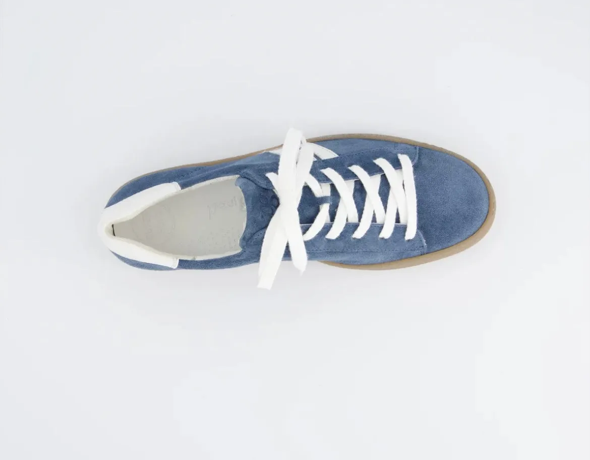 Paul Green blue suede sneakers