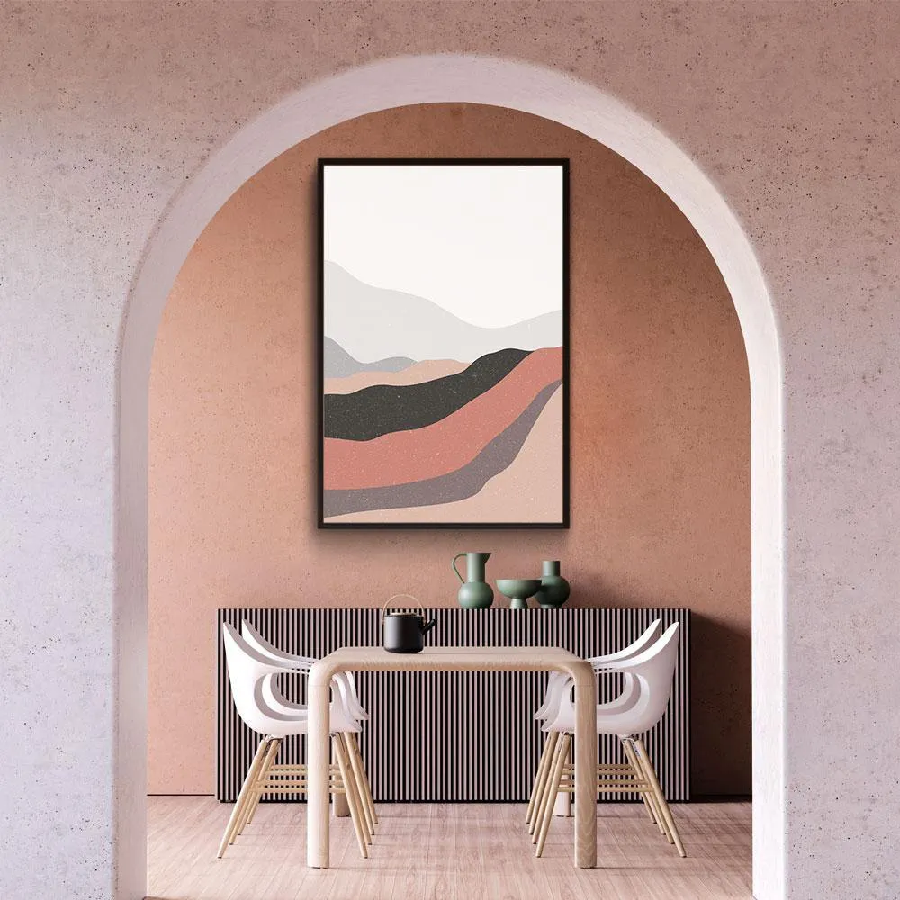 Pink Desert Mountains