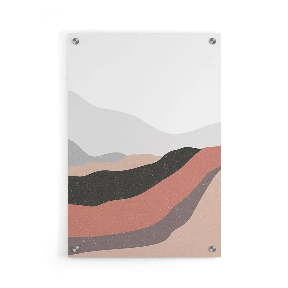 Pink Desert Mountains