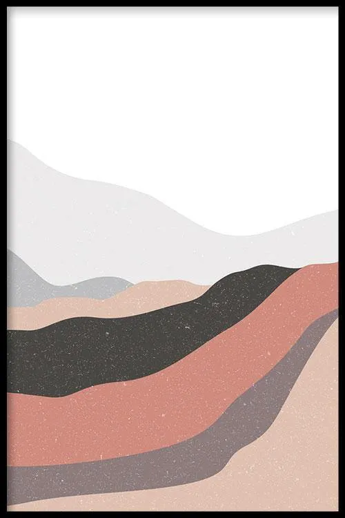 Pink Desert Mountains