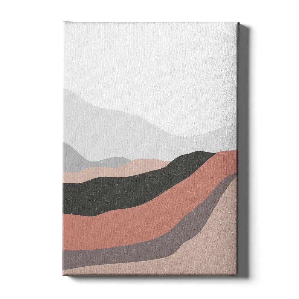 Pink Desert Mountains