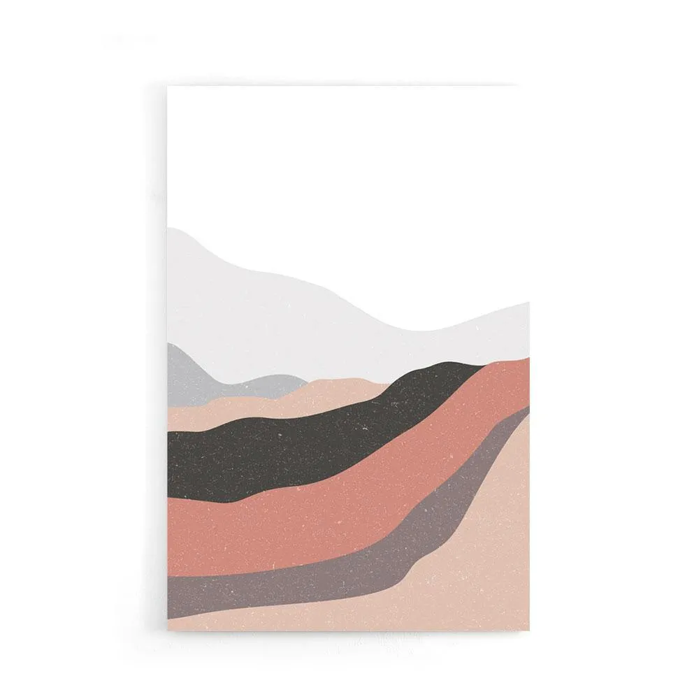 Pink Desert Mountains