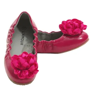 Pink Slip On Ballet Style Dress Shoes Toddler 5-Little Girls 4