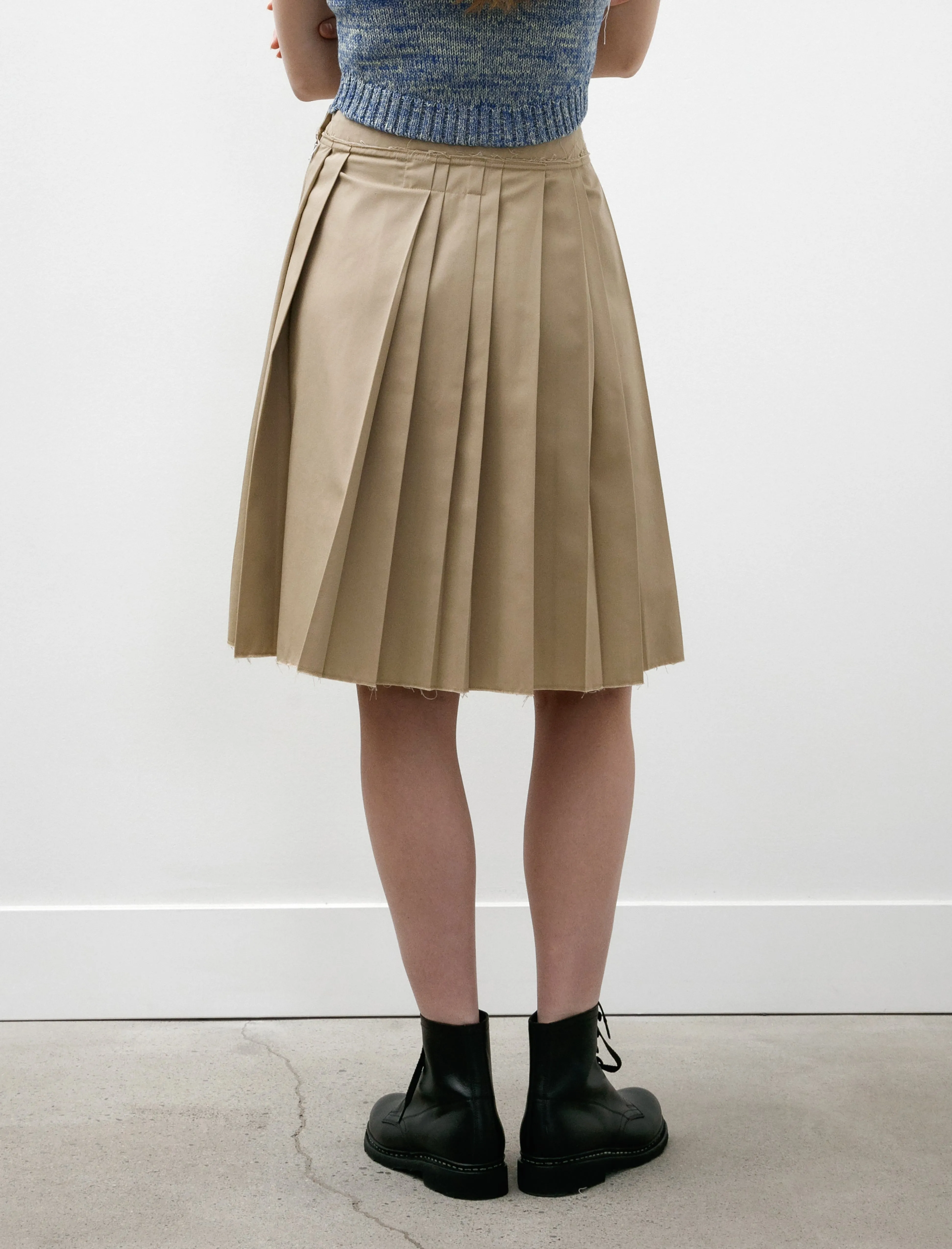 Pleat Skirt Sand