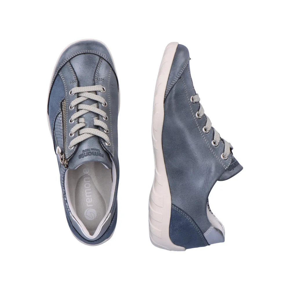 Remonte Ladies Zip Sided Lace Up casual Shoe