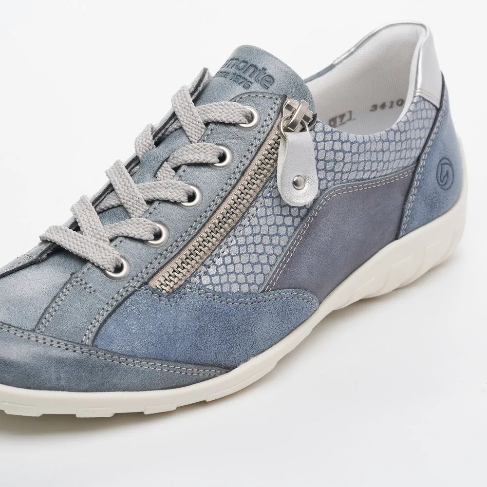 Remonte Ladies Zip Sided Lace Up casual Shoe