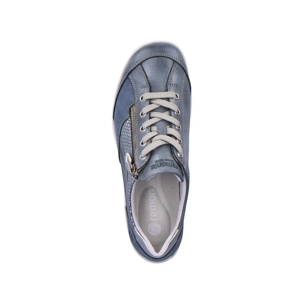 Remonte Ladies Zip Sided Lace Up casual Shoe