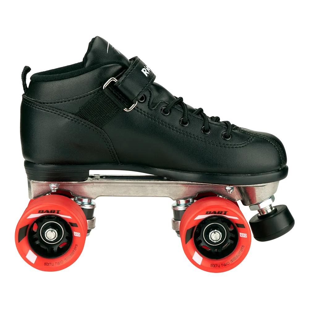 Riedell Dart Roller Skate Set Black
