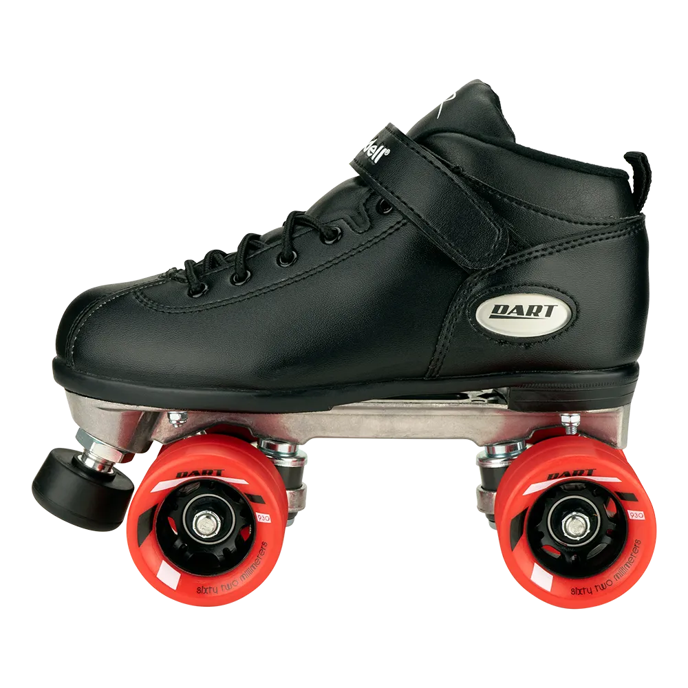 Riedell Dart Roller Skate Set Black