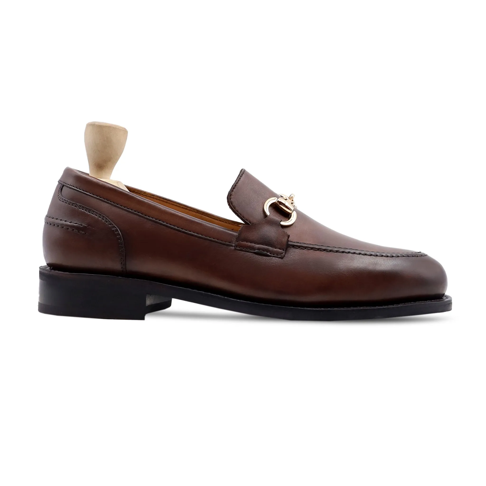 Stam - Men's Brown Calf Leather Loafer - Goodyear Welted