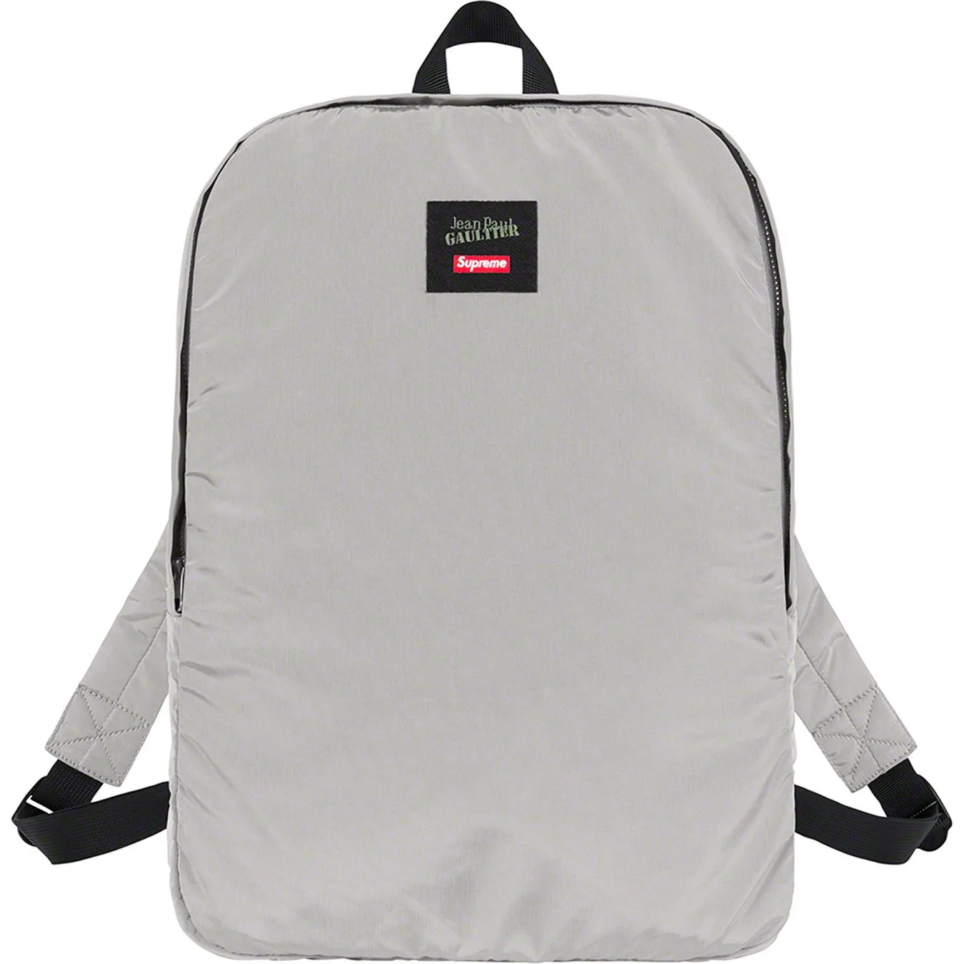 Supreme Jean Paul Gaultier Reversible Backpack MA-1 Jacket Silver (Size M)