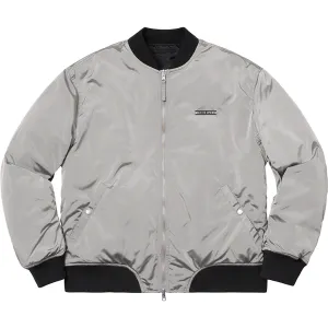 Supreme Jean Paul Gaultier Reversible Backpack MA-1 Jacket Silver (Size M)