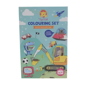 Tiger Tribe Colouring Set Adventures