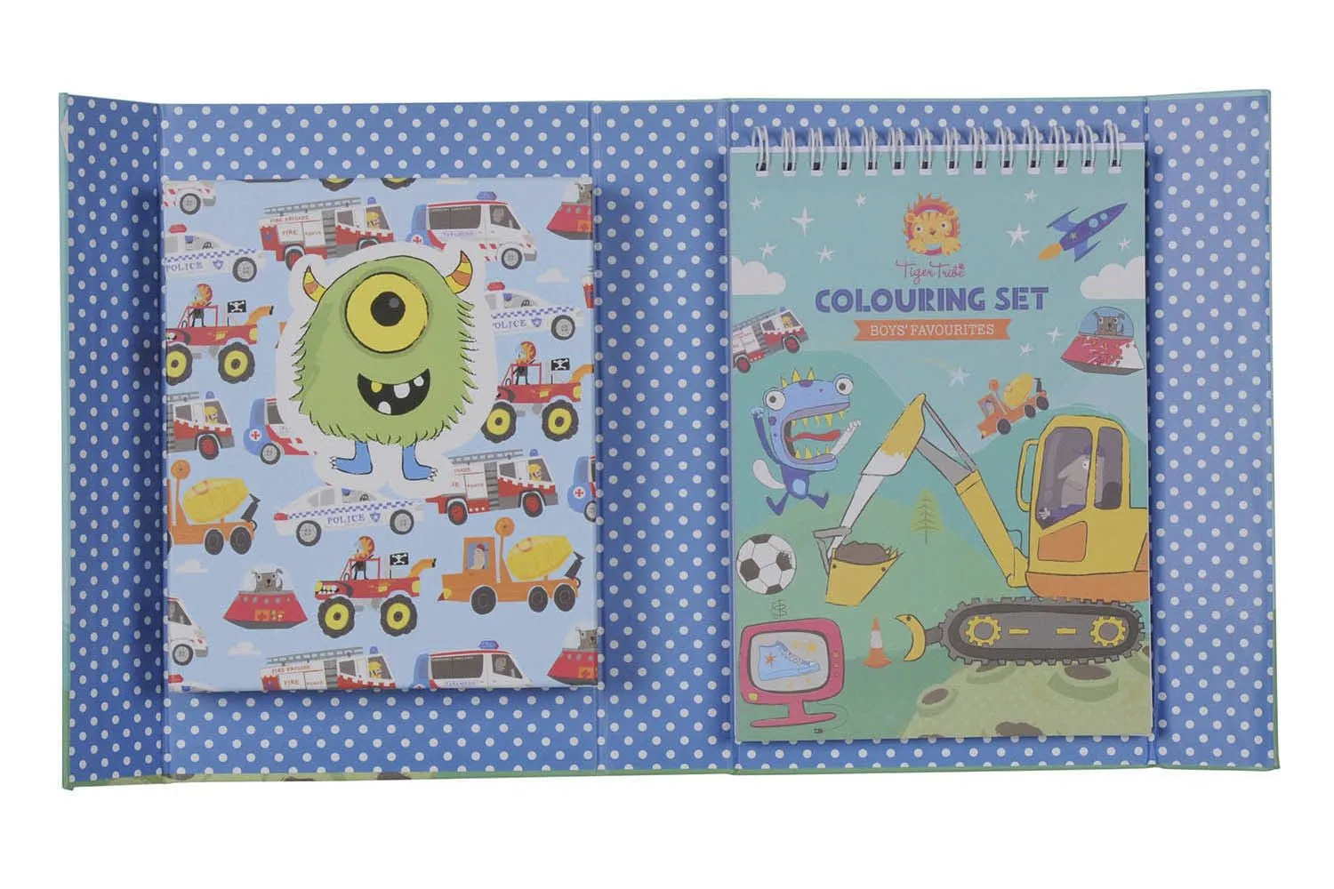 Tiger Tribe Colouring Set Adventures