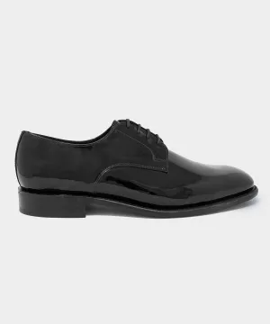 Todd Snyder x Sanders Gibson Derby in Black Patent Leather