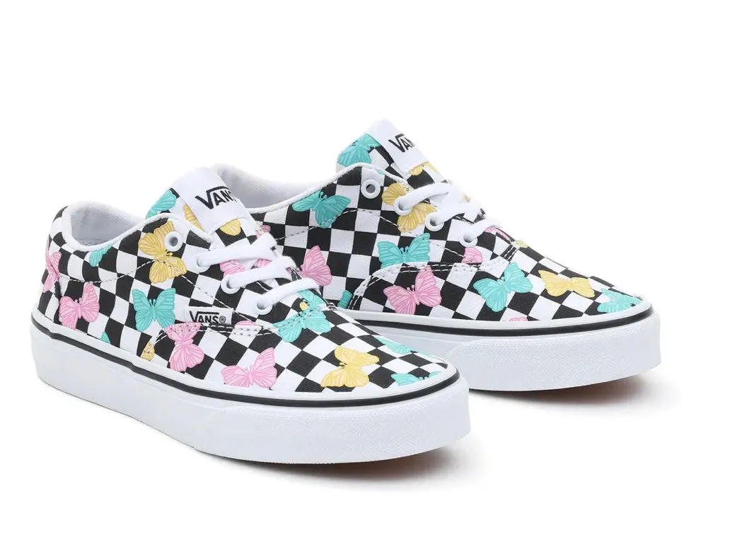 Vans Girls Doheny Vn0a5jlsjbw1 Butterfly Checkerboard