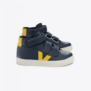 Veja Kid's Small Mid Esplar Leather Nautico Tonic Trainers