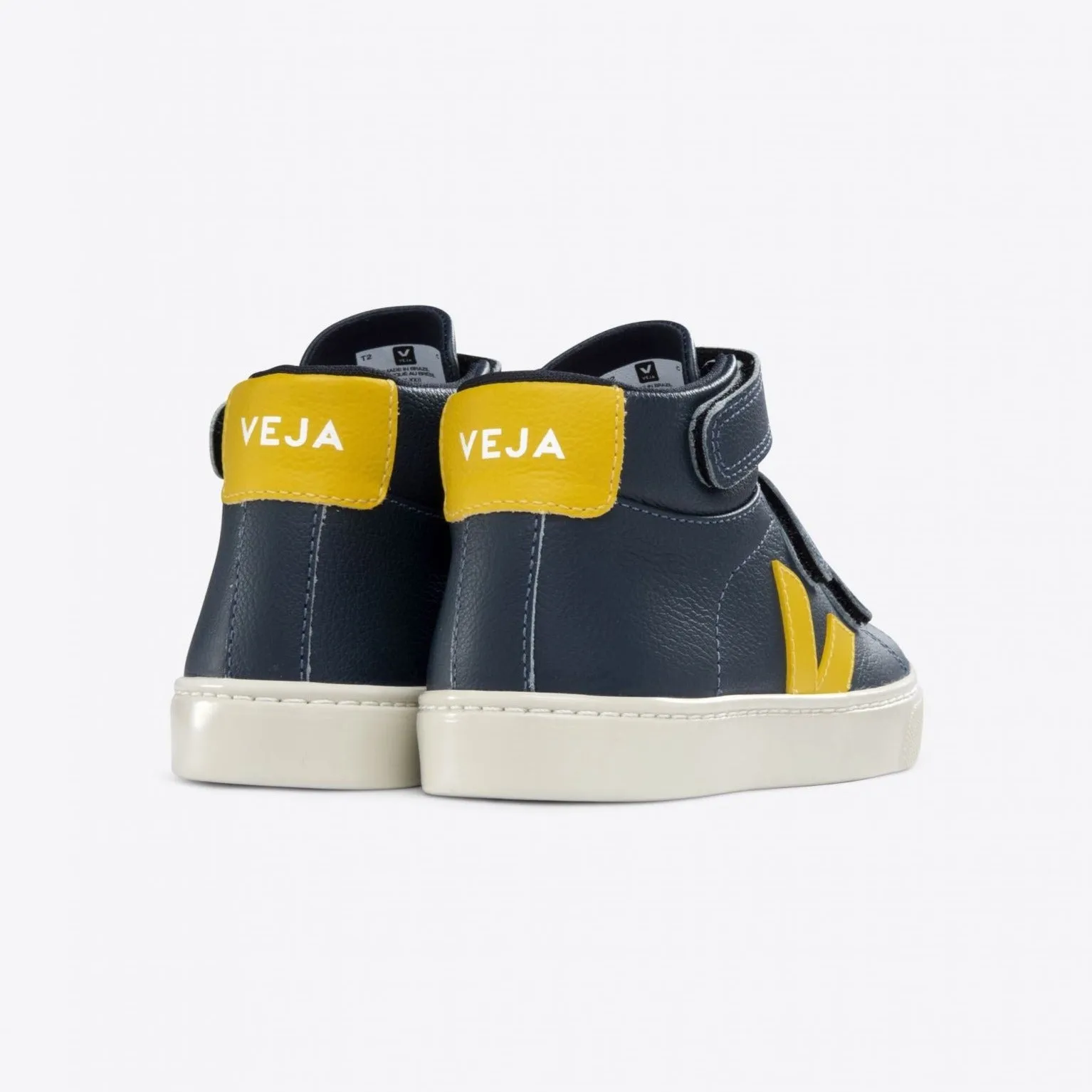 Veja Kid's Small Mid Esplar Leather Nautico Tonic Trainers