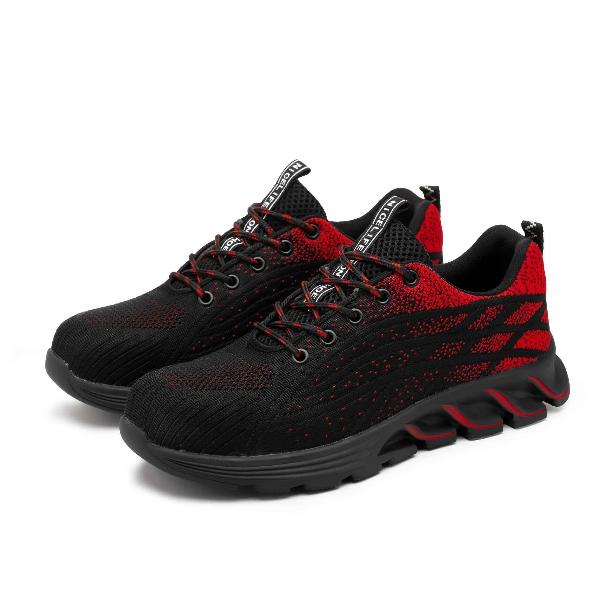 Women's Lightweight Steel Toe Sneakers - Rubber Sole | B240