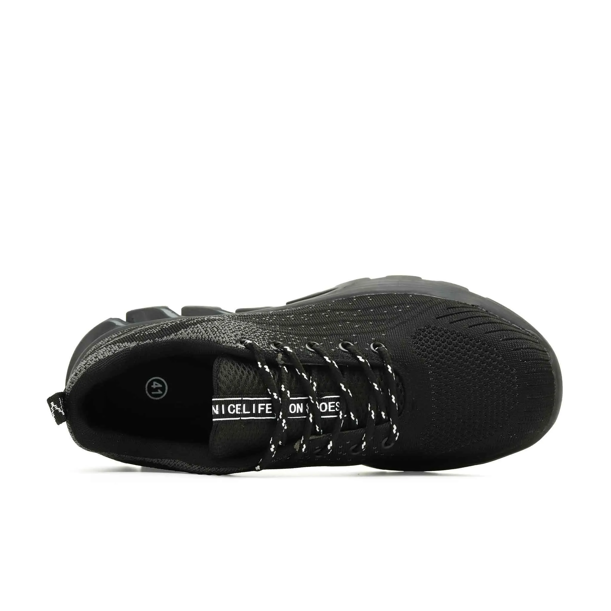 Women's Lightweight Steel Toe Sneakers - Rubber Sole | B240